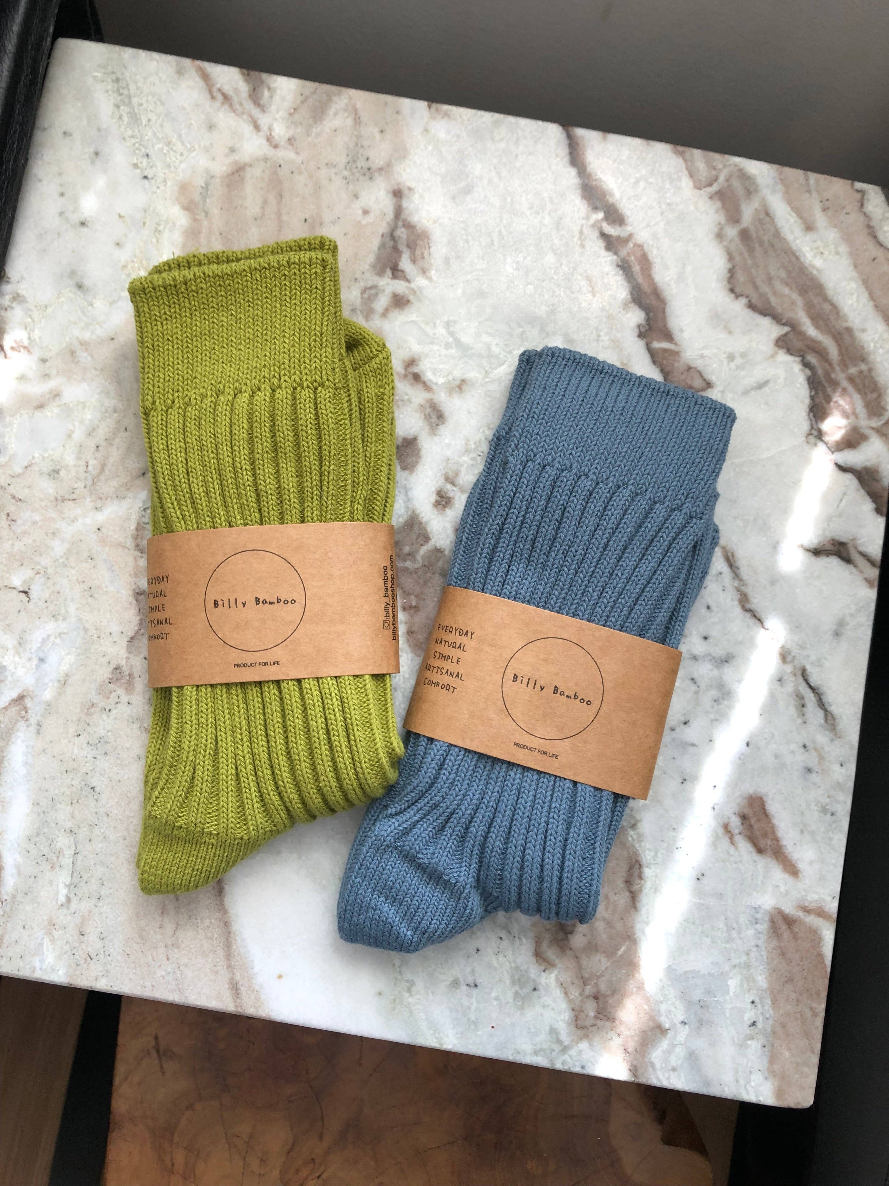 Billy Bamboo - Wholesale Socks - Unisex - RIBBED COTTON HIGH SOCKS - pastel27