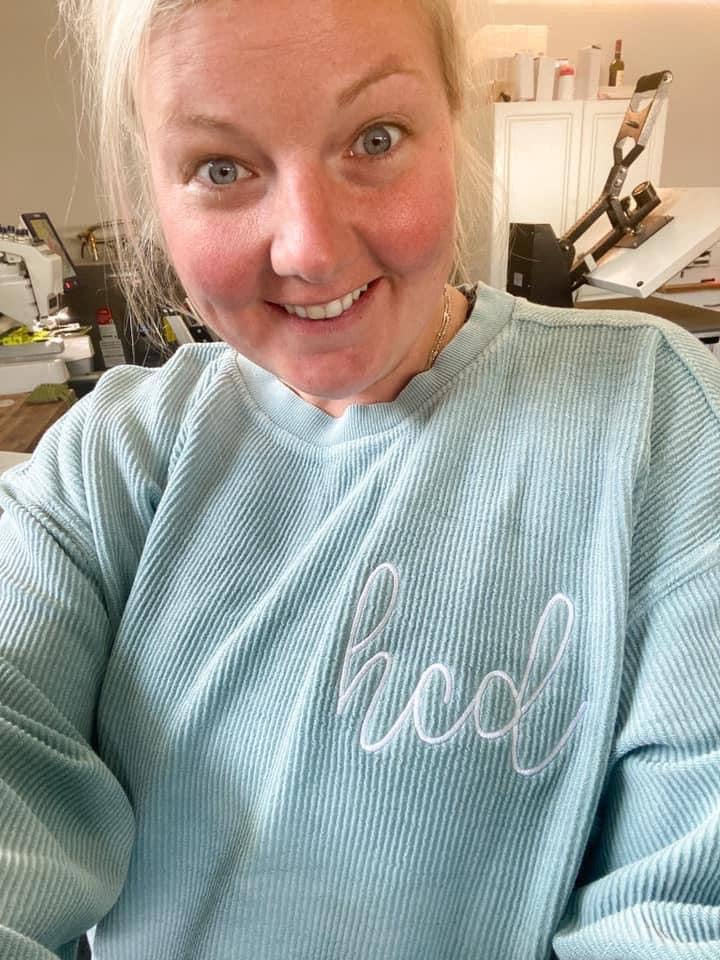 2 gypsy sisters boutique - Wholesale Sweatshirt - Women's - Corded Charles river sweatshirt1