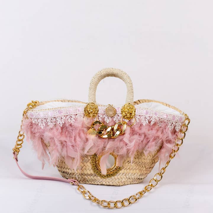 TerraMí - Wholesale Beach Bag - PRECIOUS PINK BASKET5