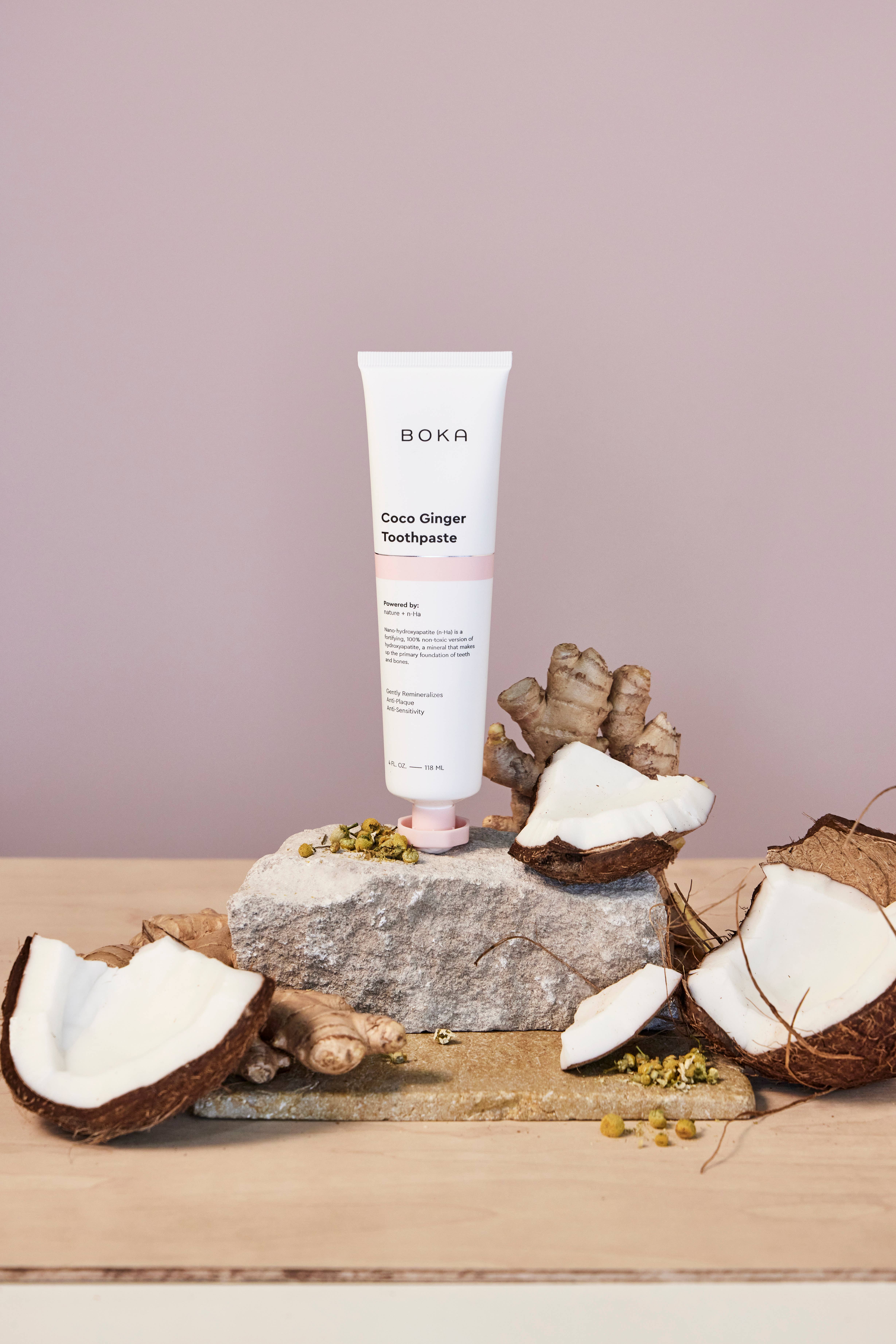 boka coco ginger toothpaste