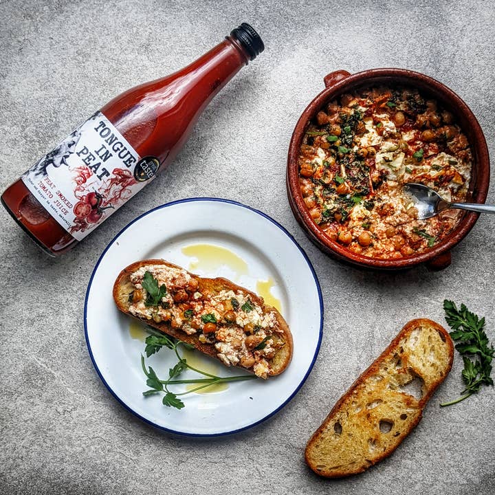 Tongue In Peat – Großhandel Cocktailmischung/-sirup – Bloody Mary Cocktailmixer mit geräuchertem Tomatensaft 500 ml/17,02 Unzen6