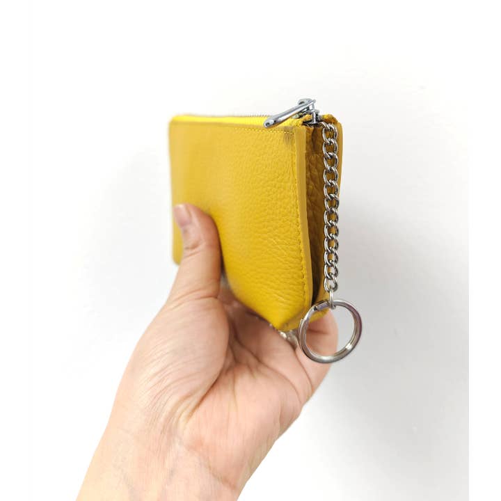 Superbia – wholesale Coin purse – Women’s – Genuine Leather Soft Card Holder Note Purse with Ring Chain7