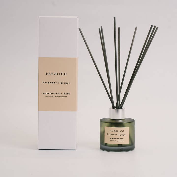 Bergamot & Ginger Reed Diffuser for wholesale by HUGO+CO