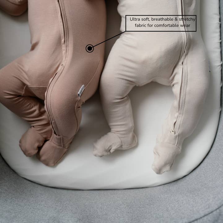 Pip + Phee – wholesale Sleepsuit – Baby – Bamboo Footed Sleepers | Solids5