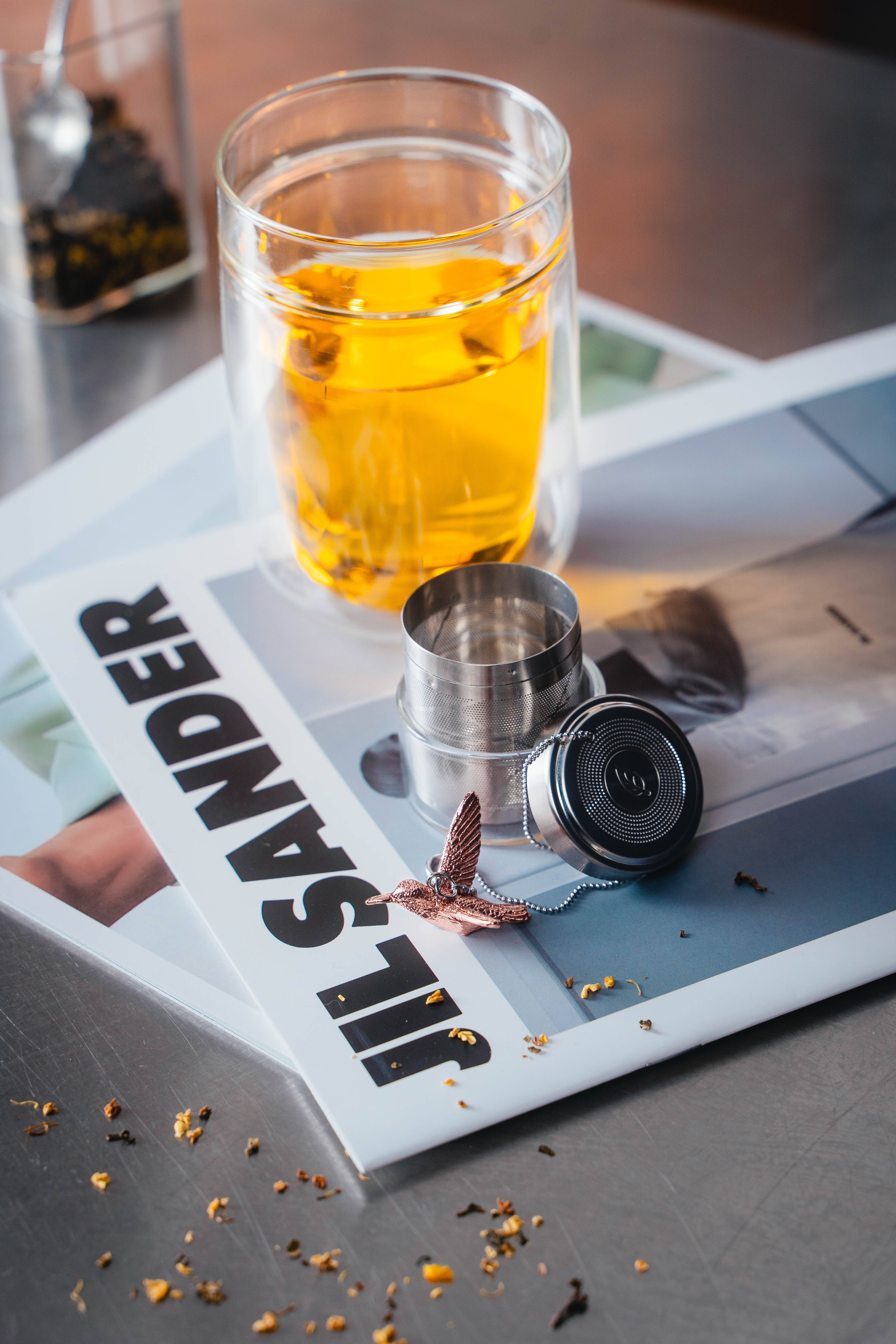 01living Ltd - Vendita all'ingrosso Colini/infusori da tè - Infusore per tè a foglie sfuse Rivoli's Hummingbird RG1