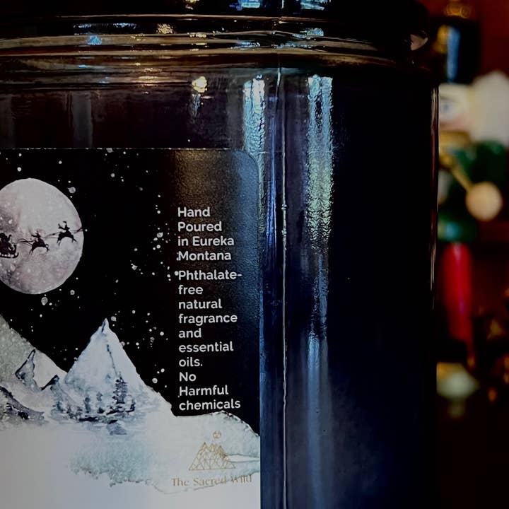 The Sacred Wild Candle Co - Wholesale Jar/Filled Candle - Montana Christmas Candle