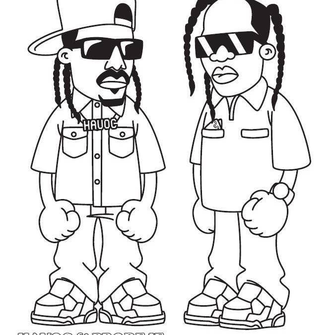 SCB - Wholesale Coloring & Activity Book - Adult - Hip Hop Coloring Book: West Coast Edition4