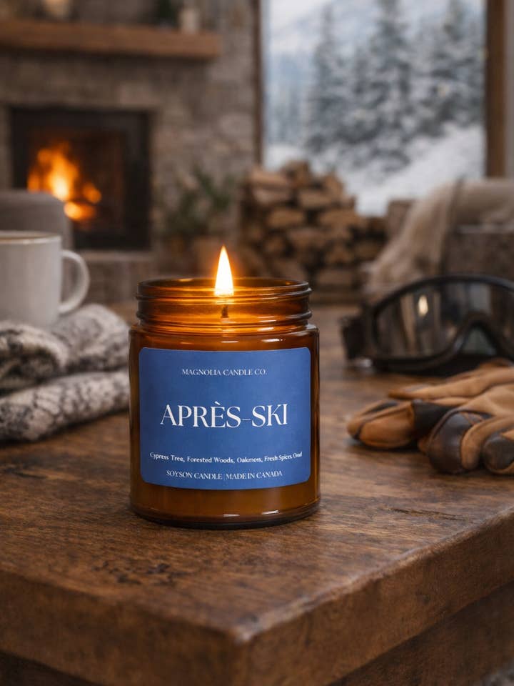 Après Ski | 8oz Soy Wax Candle | Winter to Spring for wholesale by Magnolia Candle Company
