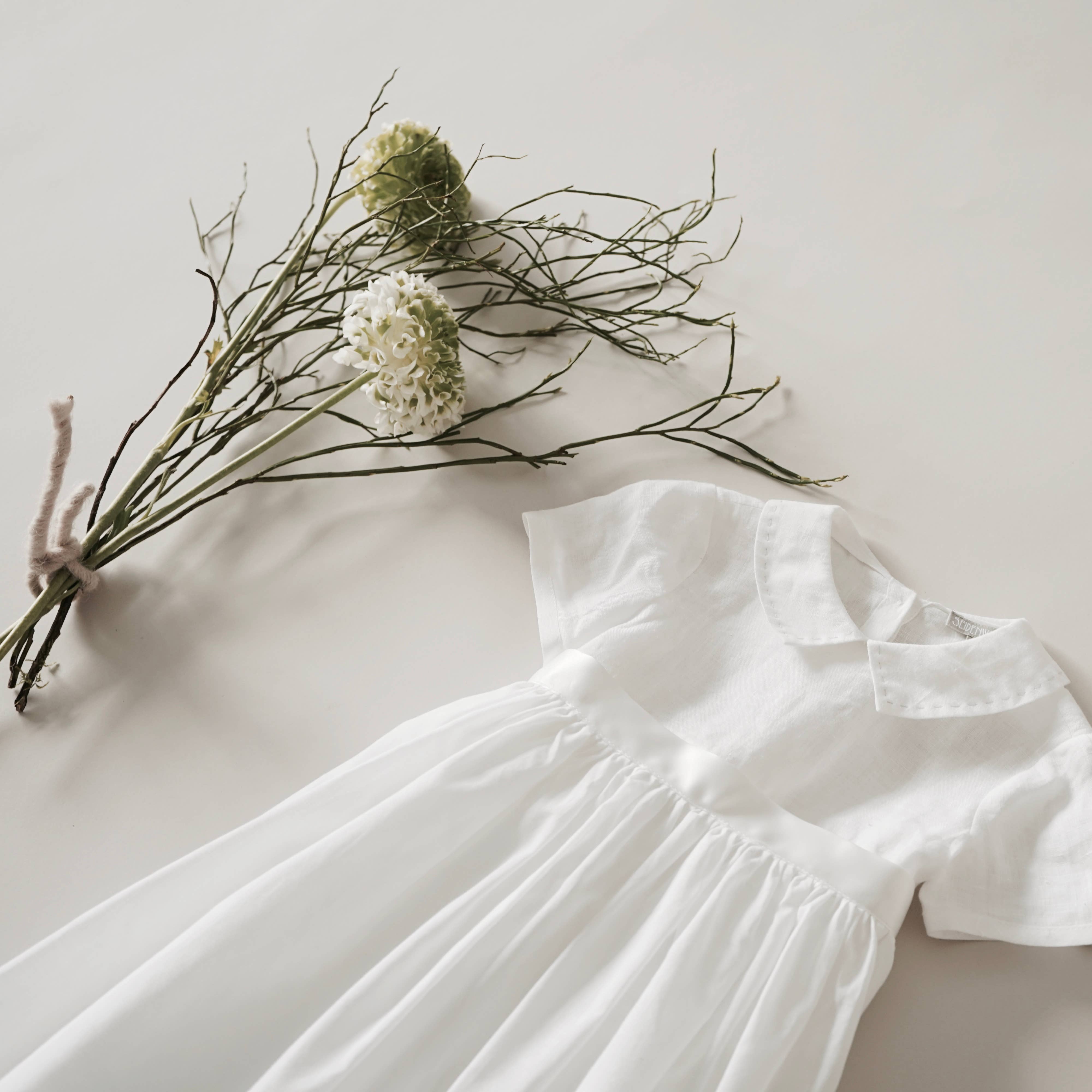 SEIDENWEISS - Wholesale Clothing Set - Baby - Baptism Set Linen Paul1