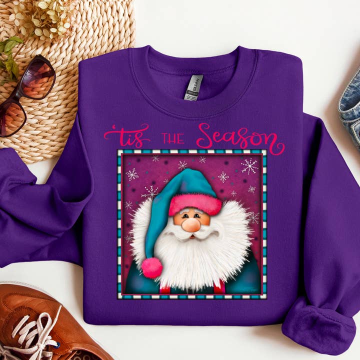 Camiseta Gráfica "Época do Pai Natal" por atacado de Lauras Closet