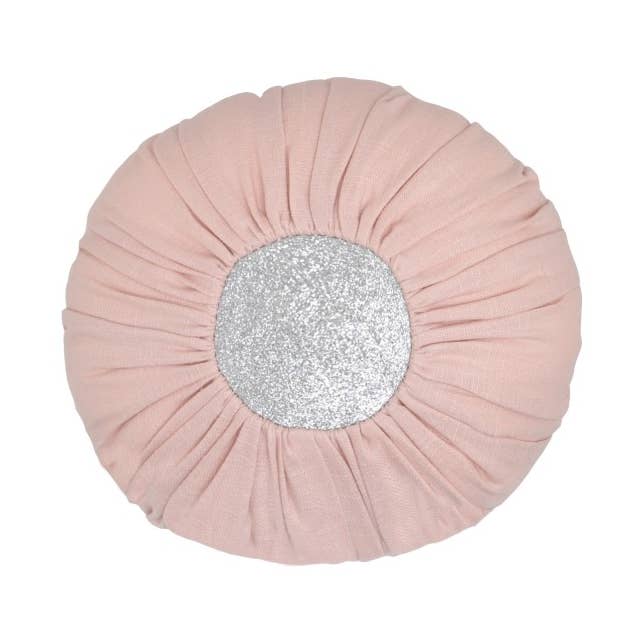 Pink Ball Cushion /S.Silver for wholesale by Mouche Paris