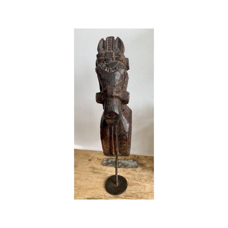 Paloma Black (Casa Natura Design, S.L.) – Estatueta decorativa por atacado – Peças arquitetónicas originais de madeira de teca antiga da Índia1
