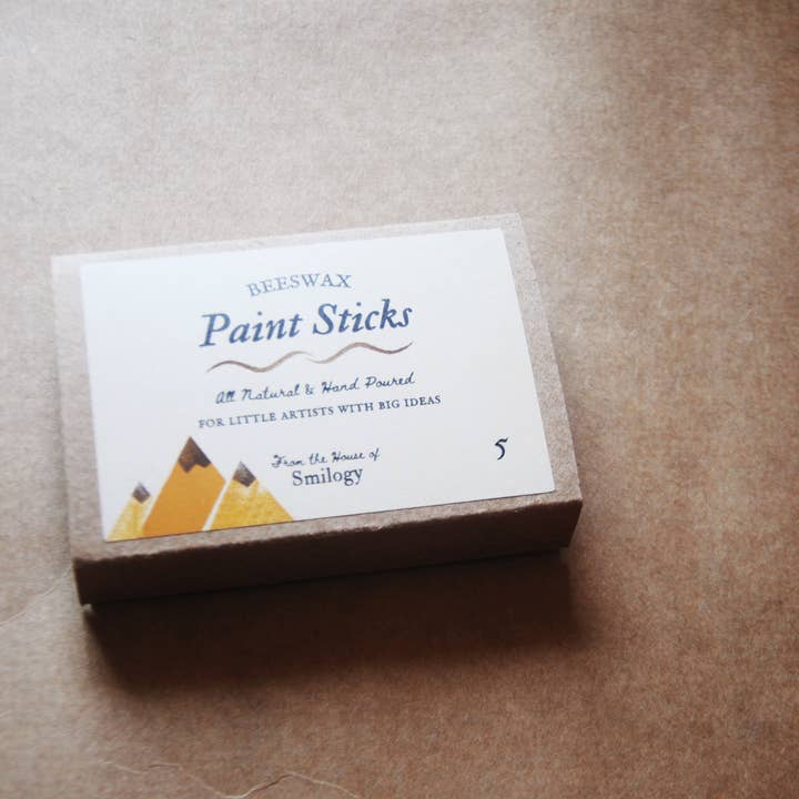 Smilogy Kids Ltd - Wholesale Paint Set - 5 Beeswax Paint Sticks1