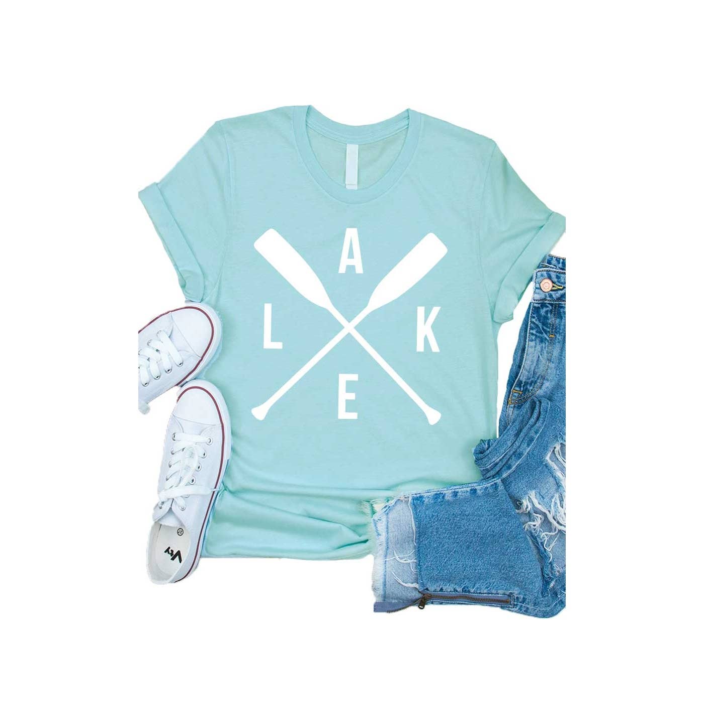 Kids By Kissed Apparel - Wholesale Screen Printed T-Shirt - Kids - Lake Paddle Kids Graphic Tee3