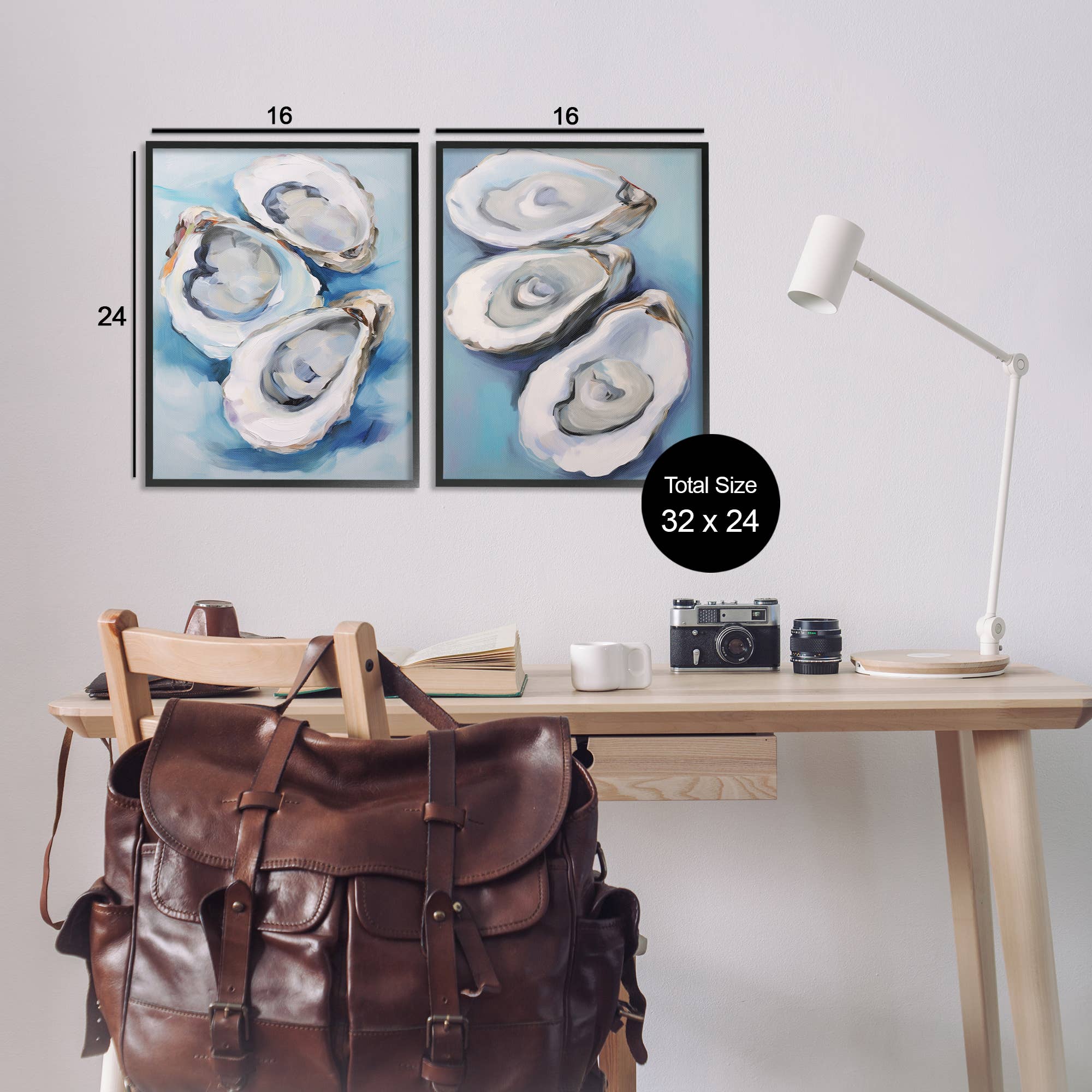 Stupell Industries - Vendita all'ingrosso Decorazione da parete - Bambini e neonati - Arte Incorniciata di Ostriche sul Mezzoguscio10