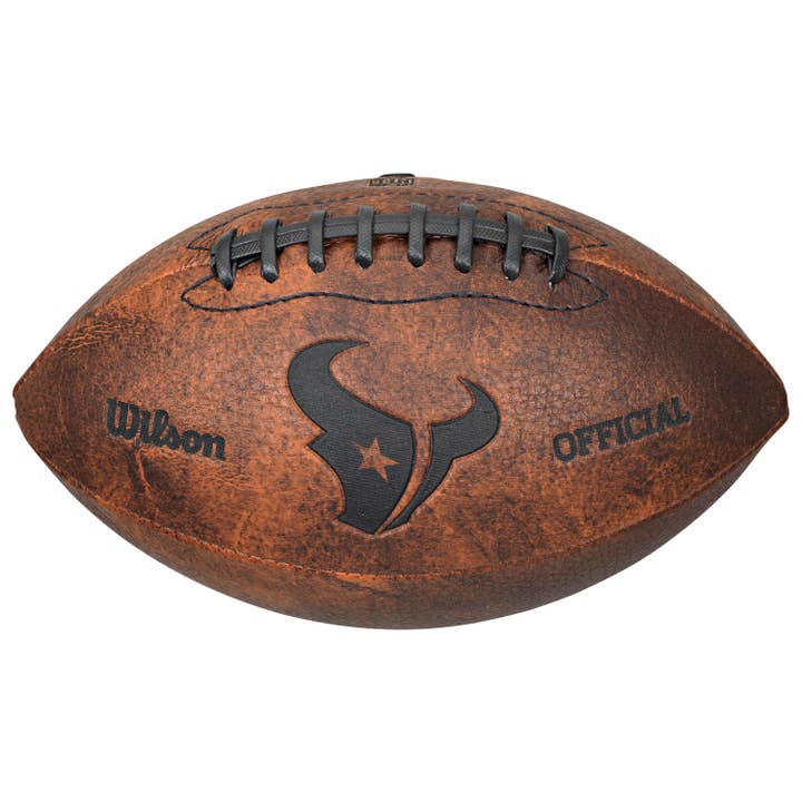 NFL Houston Texans 9" Vintage Wilson Mini Football for wholesale by Gulf Coast Sales