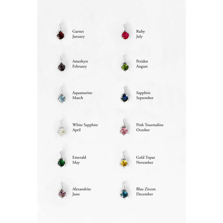 Kara Yoo - Wholesale Pendant/charm necklace - Birthstone Necklace5