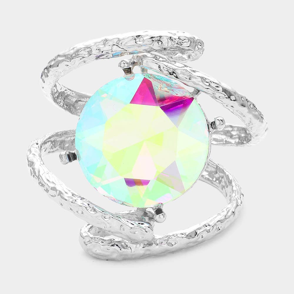 Sensibling Corp. – Großhandel Manschettenarmband – Rundes Armband mit Scharnieren aus Glaskristall3