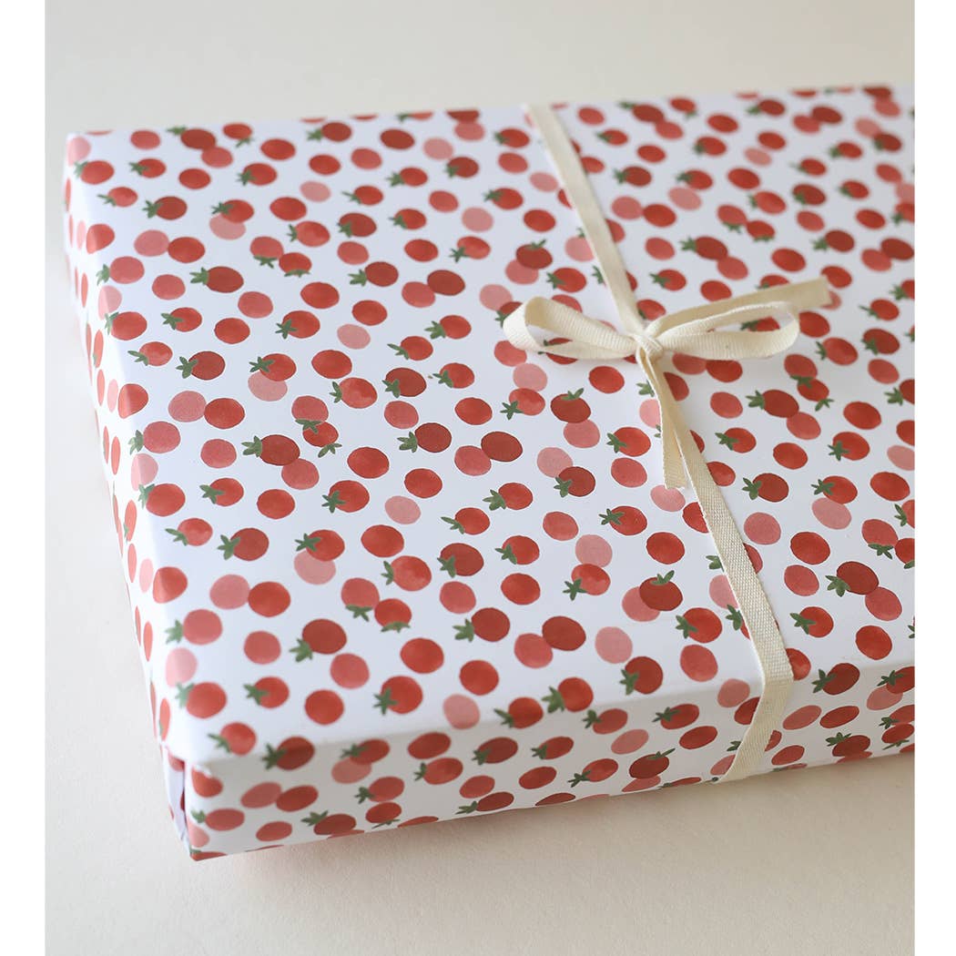 Lettered West - Wholesale Wrapping Paper Roll - Tomatoes Eco-Friendly Gift Wrap1