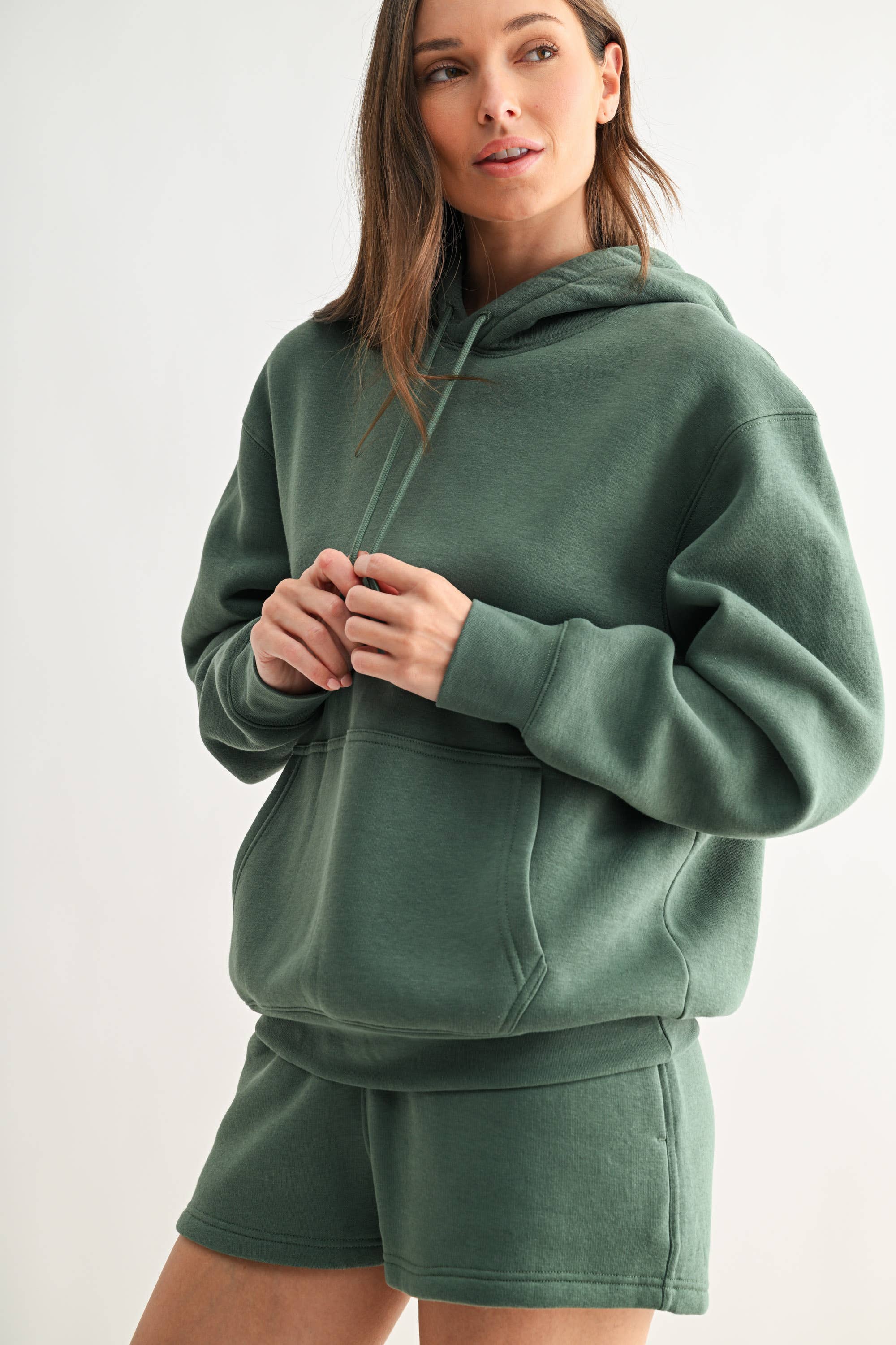 Mono B - Vendita all'ingrosso Felpa con cappuccio - Donna - Felpa con cappuccio in misto cotone5