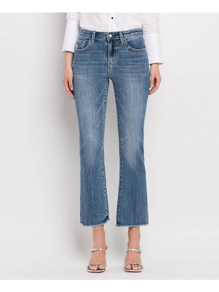 Virtuous HIGH RISE KICK FLARE JEANS LV1054 for wholesale on Faire