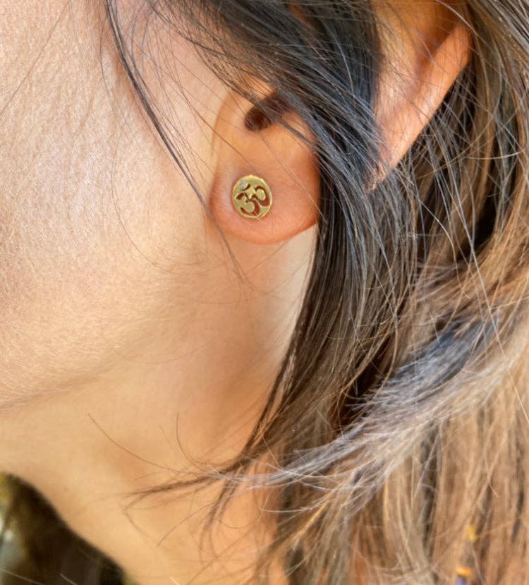 Jen Stock Mindful Designs - Wholesale Stud/Post Earrings - Signature ©️Goddess Earrings || Classic OM13