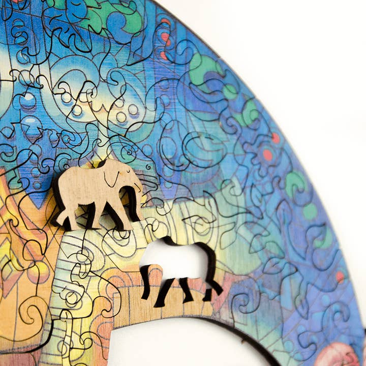 Puzzle de Madeira Camaleão Aventuras 137 peças por atacado de Go-Puzzle