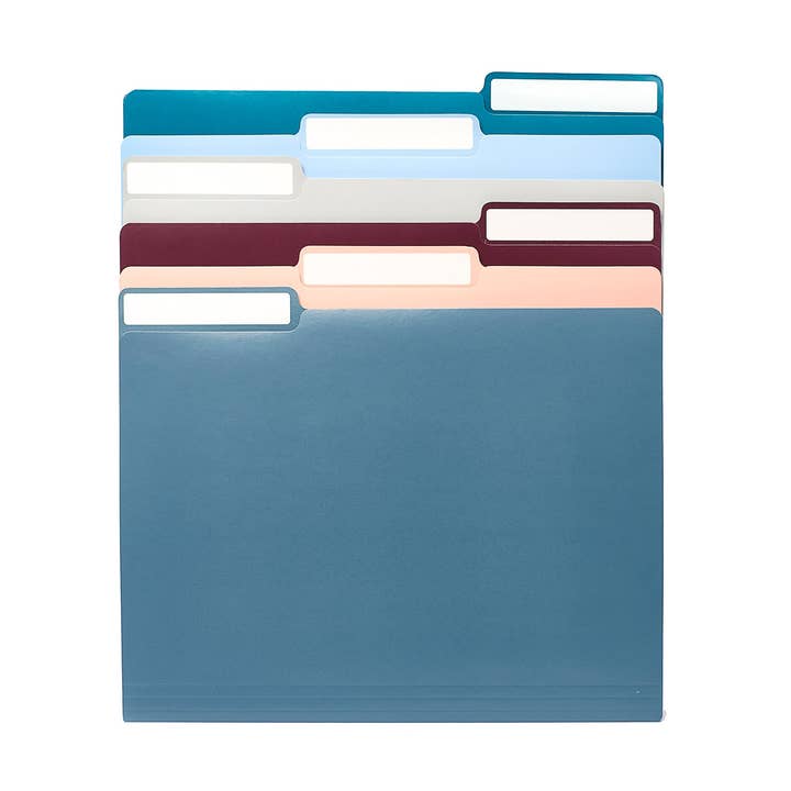 Contemp Assorted File Folders, Set of 6 for wholesale on Faire0