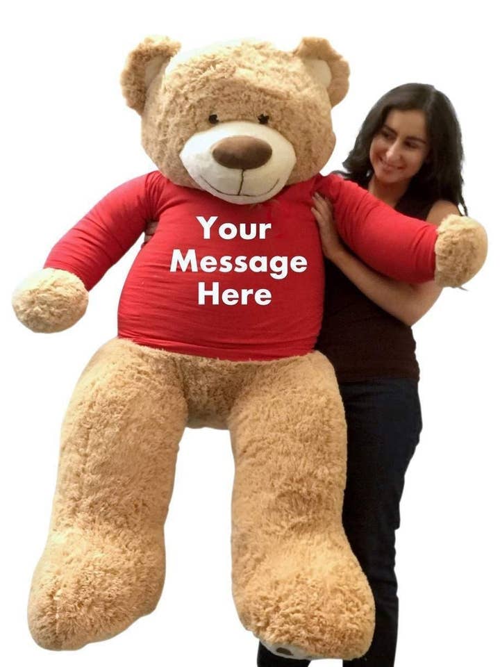 Personalized Big Plush 5 Foot Giant Teddy Bear for wholesale by Big Plush