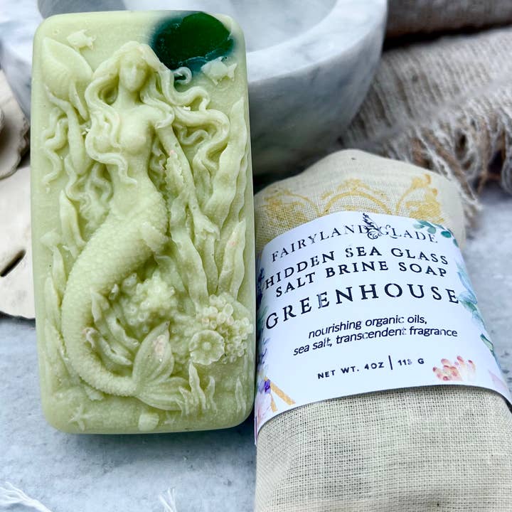 Fairyland Glade - Wholesale Bar Soap - Greenhouse Hidden Sea Glass Sea Salt Soap MADE TO ORDER3