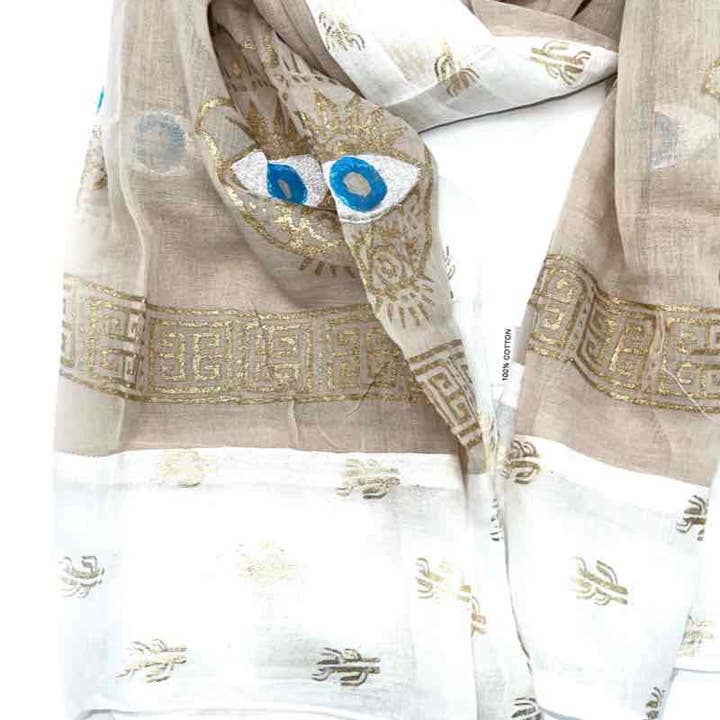 LINETA - Wholesale Scarf - Women's - C5 Indian cotton scarves