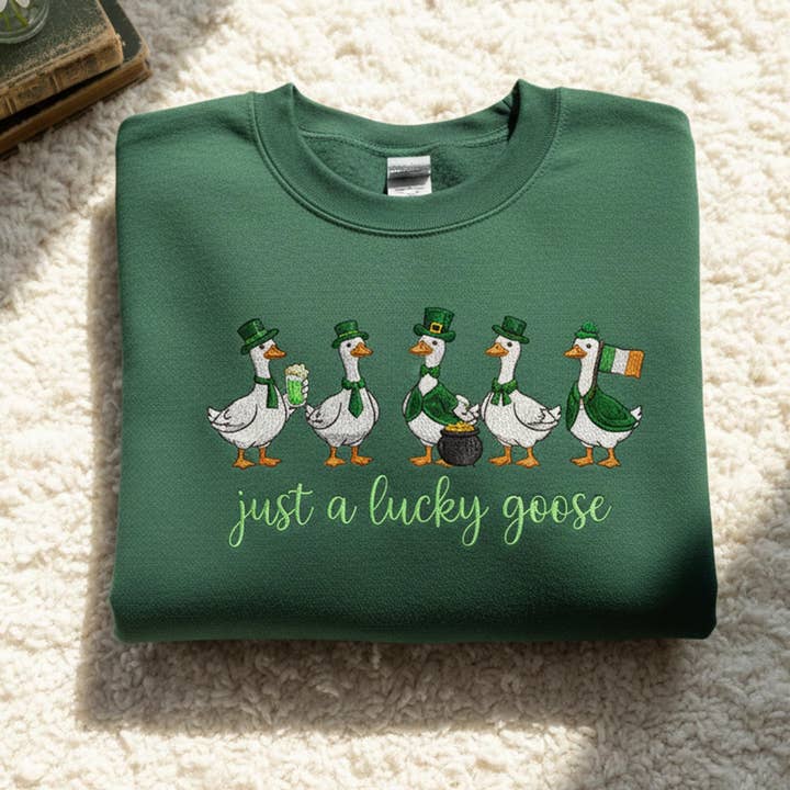 Embroidered St Patrick's Day Shirt, St Patrick's Sweater for wholesale by ClevorFit