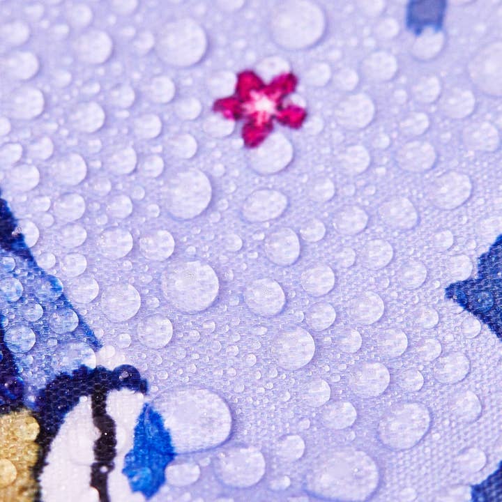 Lila Bolsa de almuerzo plegable ligera Eco Chic Blue Tits de venta al por mayor en Faire1