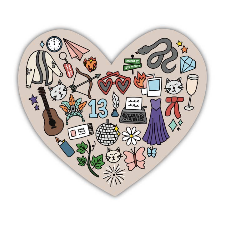 Kyn You Believe It - Wholesale Sticker - Eras Heart Sticker1