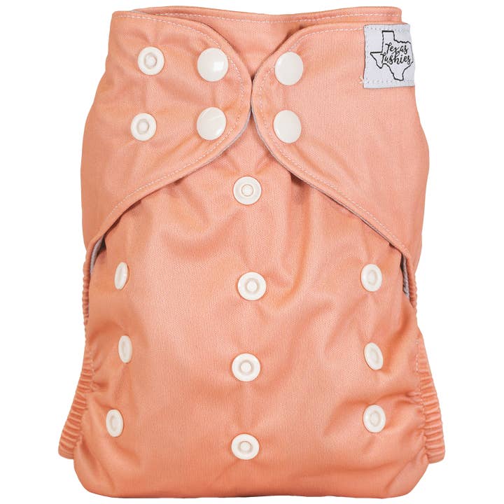 Couche lavable ajustée unie à poche Slim Fit pour la vente par Texas Tushies LLC