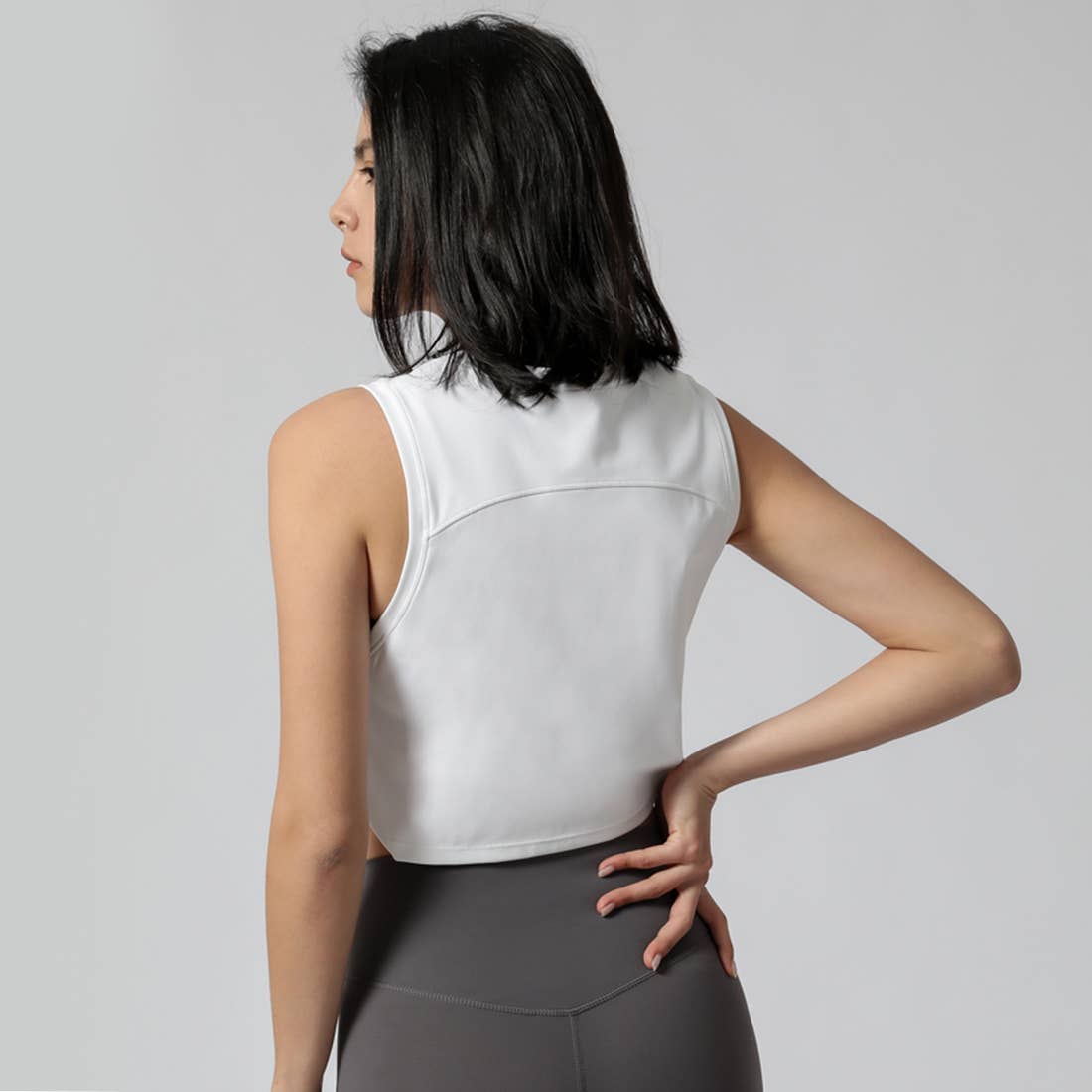 Sodalemon - Wholesale Athletic Top - Women's - Women Fitness Yogo Soft Crop Sport Tank Top3