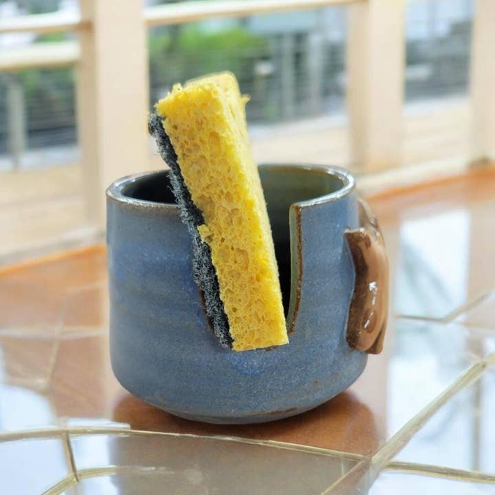 MudWorks Pottery - Vendita all'ingrosso Portaspugna - Porta spugna a forma di cane