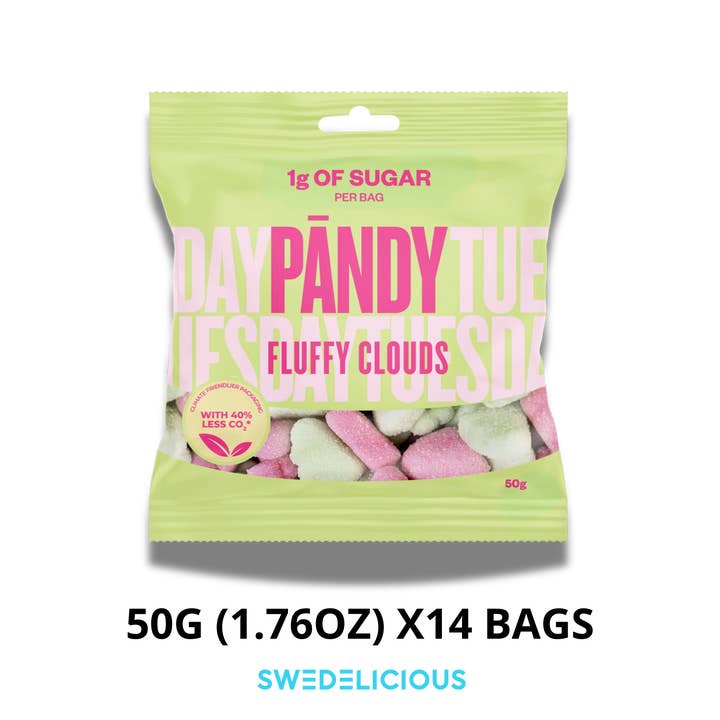 Swedelicious - Swedish Candy - Wholesale Gummy - PANDY - Fluffy Clouds - Swedish Candy Bags