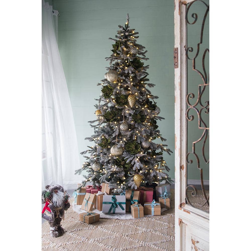 A&B Home Group Inc. - Wholesale Ornament - 6"Dia Eclectic Mercury Glass Ball Ornament - Champagne Gold6