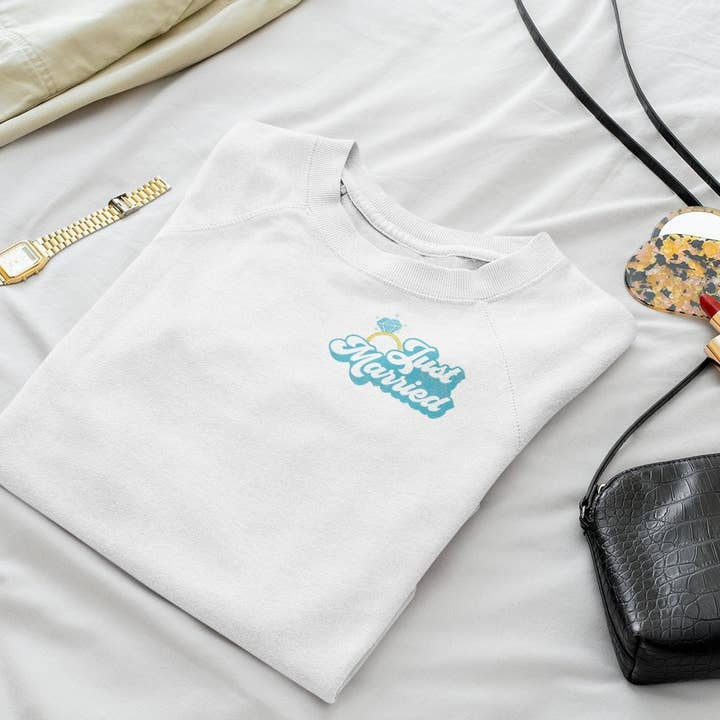 Just Married - Embroidered Sweater for wholesale by Never Knew I Needed