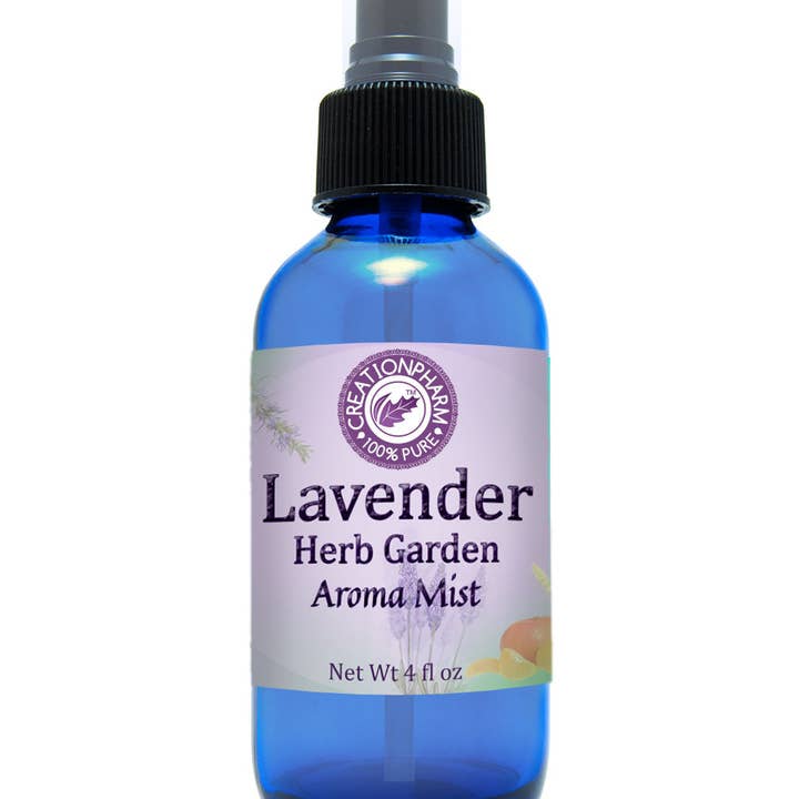Creation Farm Inc - Wholesale Aromatherapy mist - Lavender Herb Garden Aroma Mist 4 Oz Aire Fresco Spritz Home Office Aromatherapy Wellbeing