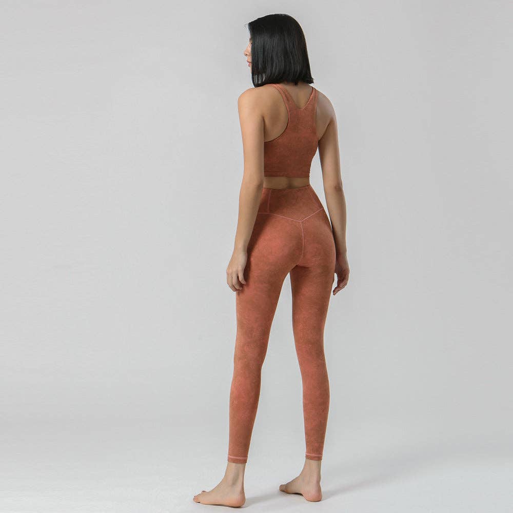 Active by Anna-Kaci - Wholesale Sports Bra - Women's - Tie-Dye Racerback Sports Bra1