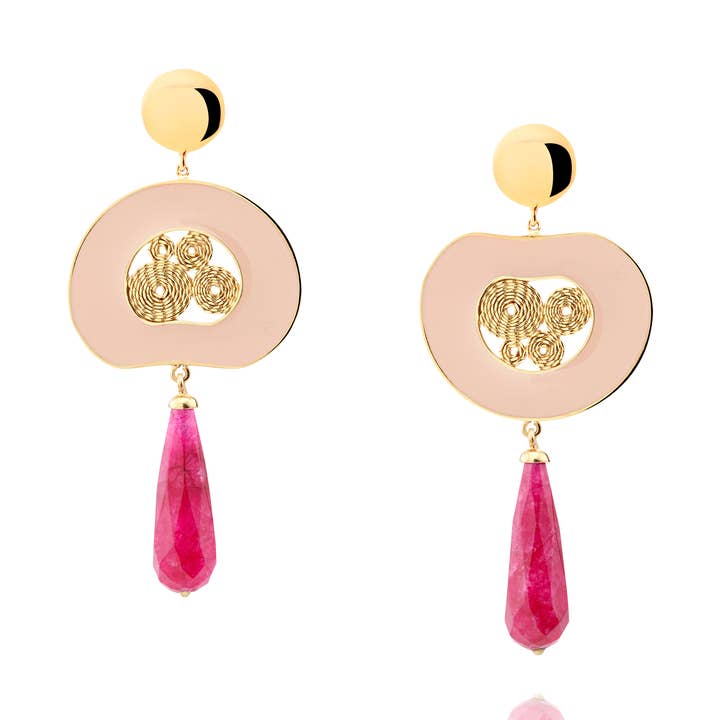 Pérola Jewellery - Wholesale Dangle Earrings - Women's Silver Earrings - Catherine0