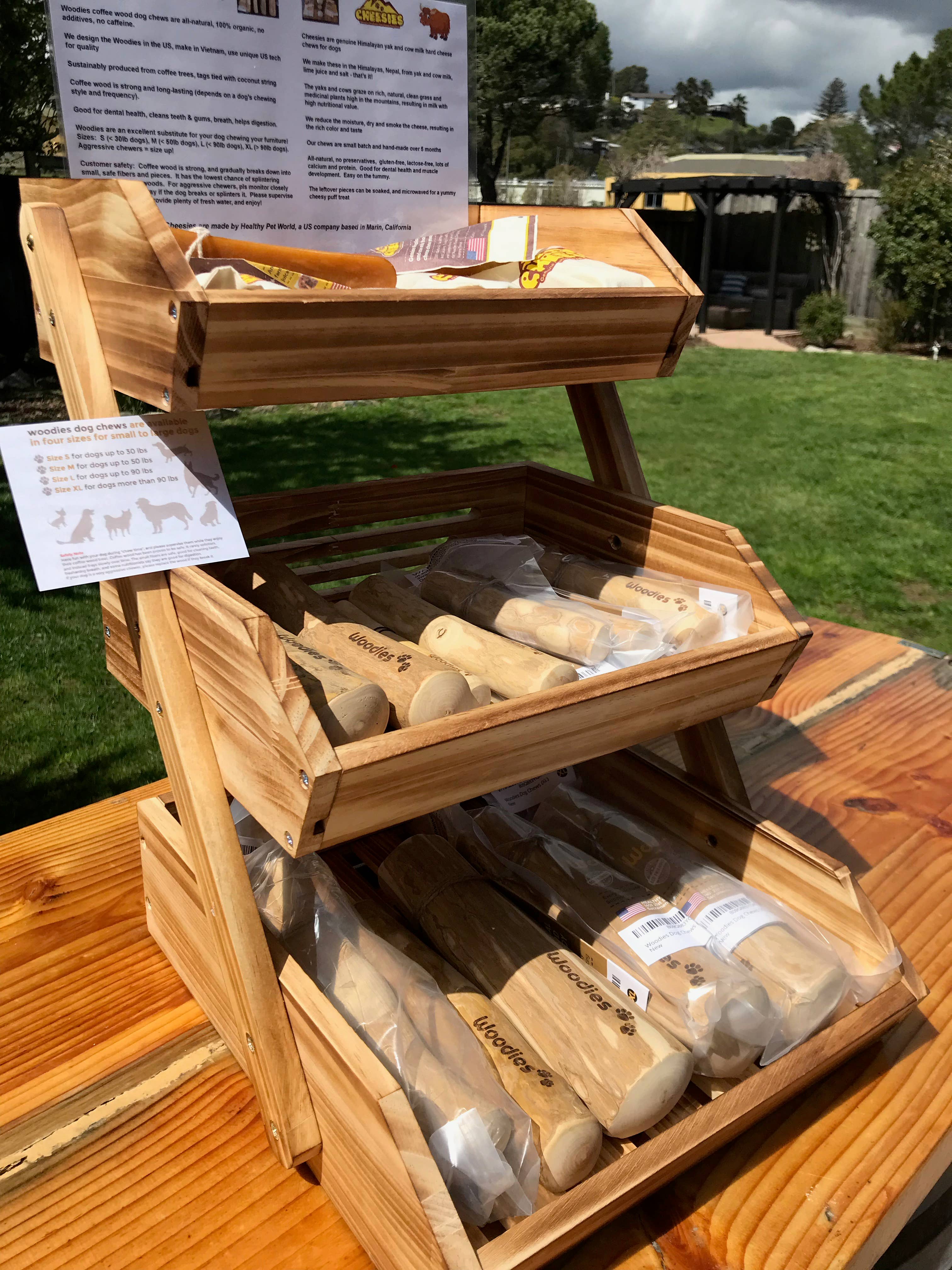 Woodies dog chew toys - Wholesale Pet Chew Toy - Dog - Woodies coffee wood dog chew toys (4 sizes)6