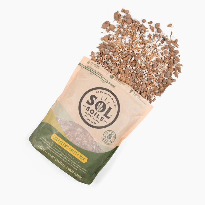 Sol Soils - Vente Terreau de plantation/rempotage - Sol (1 gal) Mélange graveleux pour plantes succulentes1