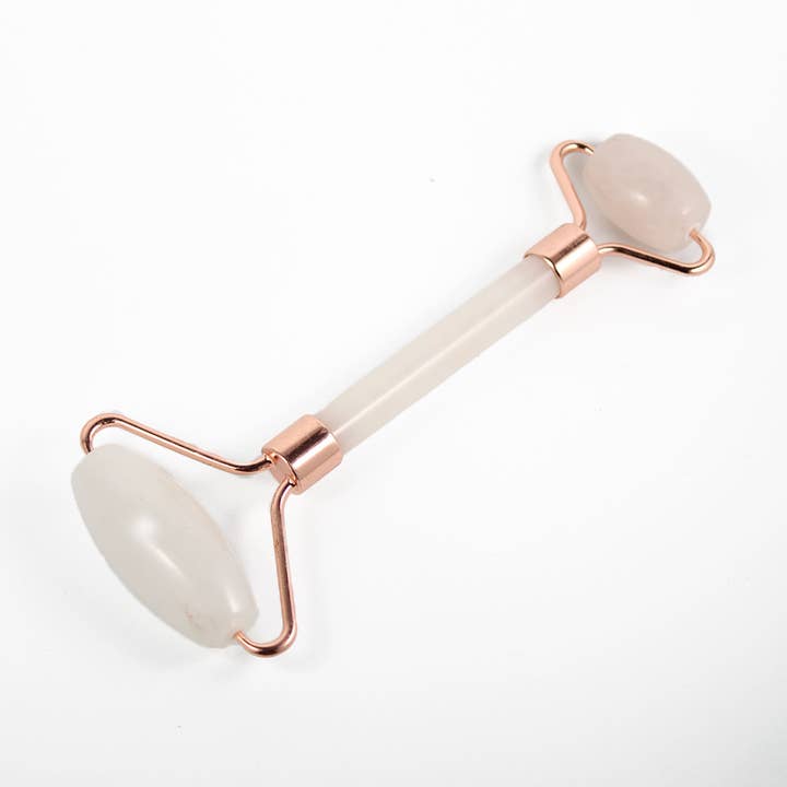 Rose quartz facial roller for wholesale by Jabonalia Soap Shop