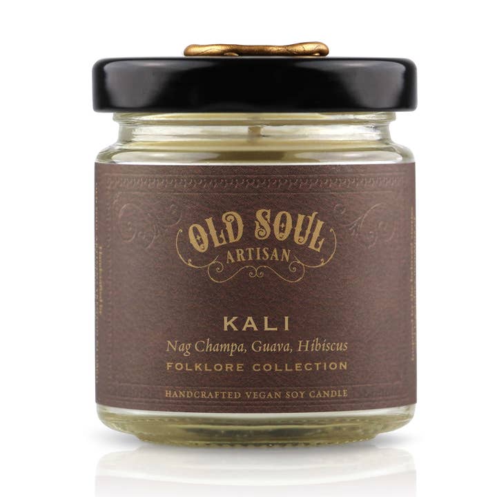 Old Soul Artisan - Wholesale Jar/Filled Candle - Kali - 4 Oz Soy Candle - Folklore Inspired Gift