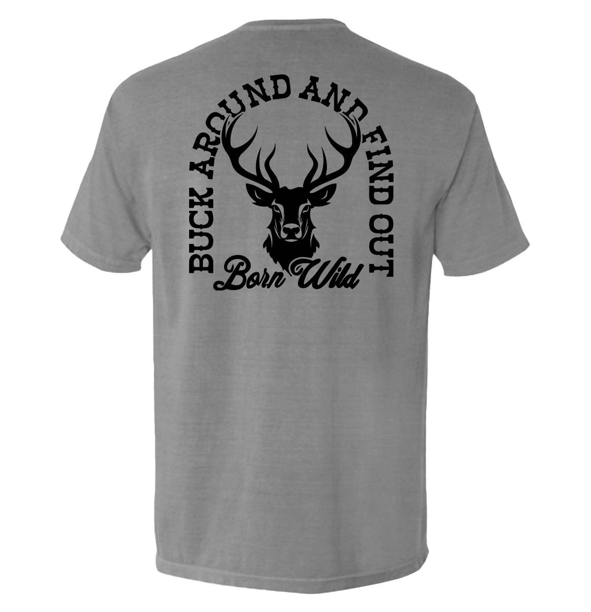 Shield Republic - Wholesale Screen Printed T-Shirt - Men's - Buck Around And Find Out7