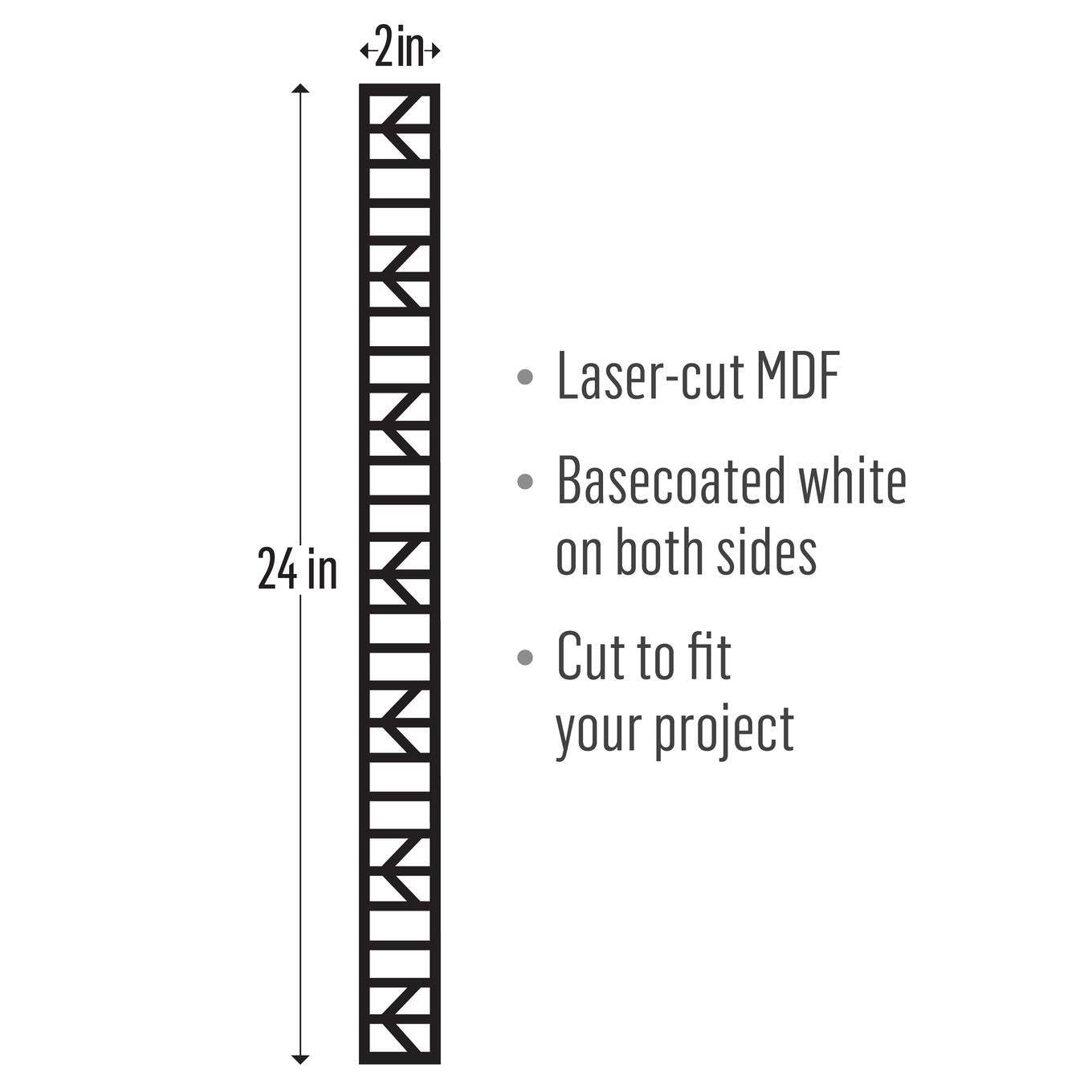 Plaid Crafts - Wholesale Decorative Panel - FolkArt ® Furniture Applique - Geometric3