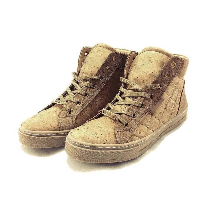 Sneaker en liège Haute Couleur Naturelle pour la vente par Moddanio Cork